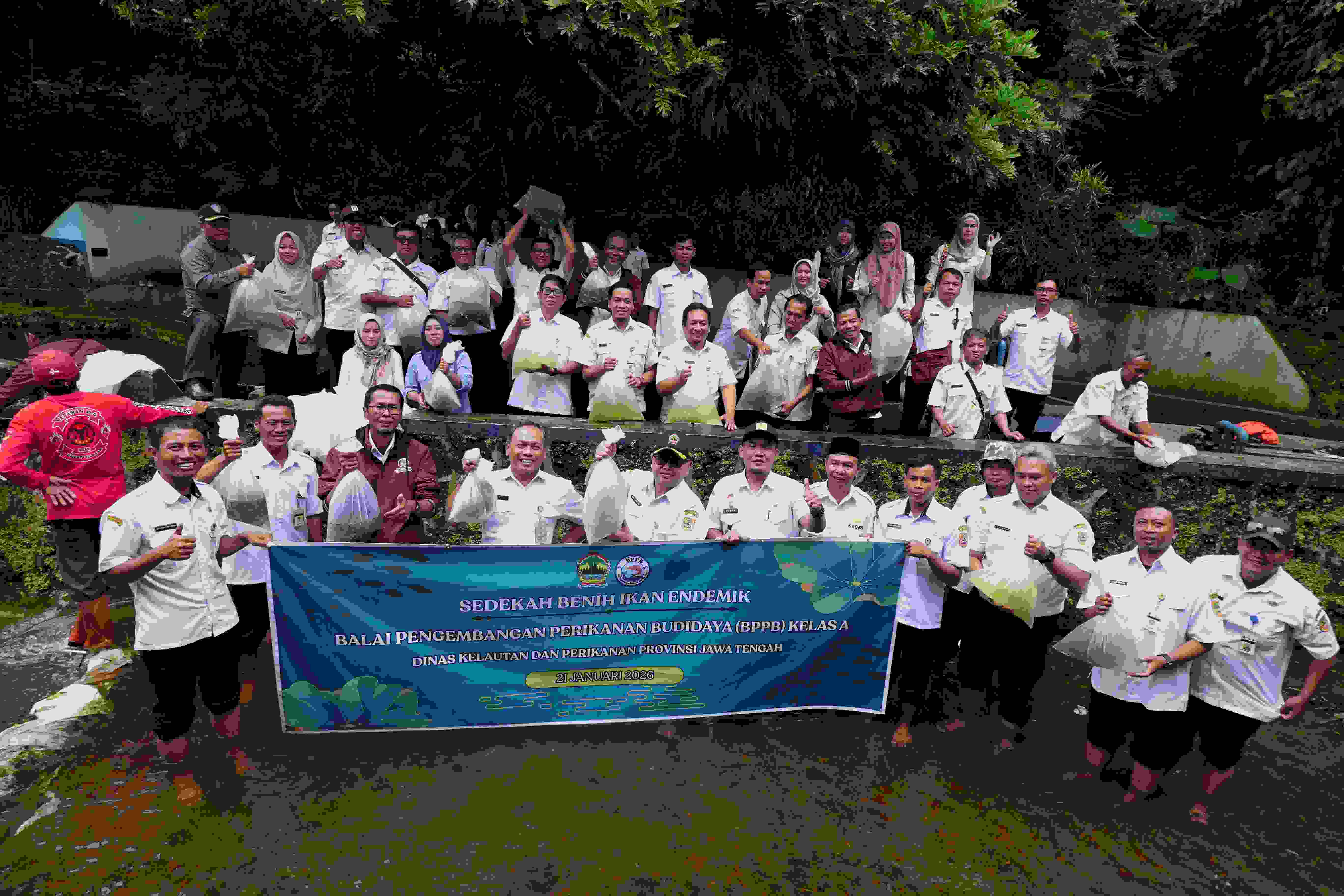 Sedekah Benih Ikan Endemik oleh Balai Pengembangan  Perikanan Budidaya (BPPB) Kelas A